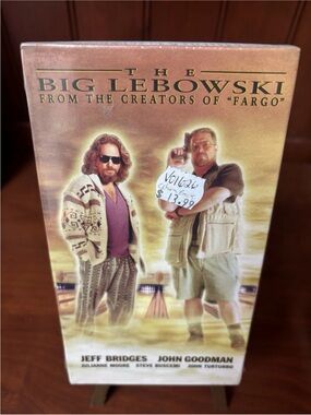 The Big Lebowski VHS — sealed 1998 copy of the cult classic film